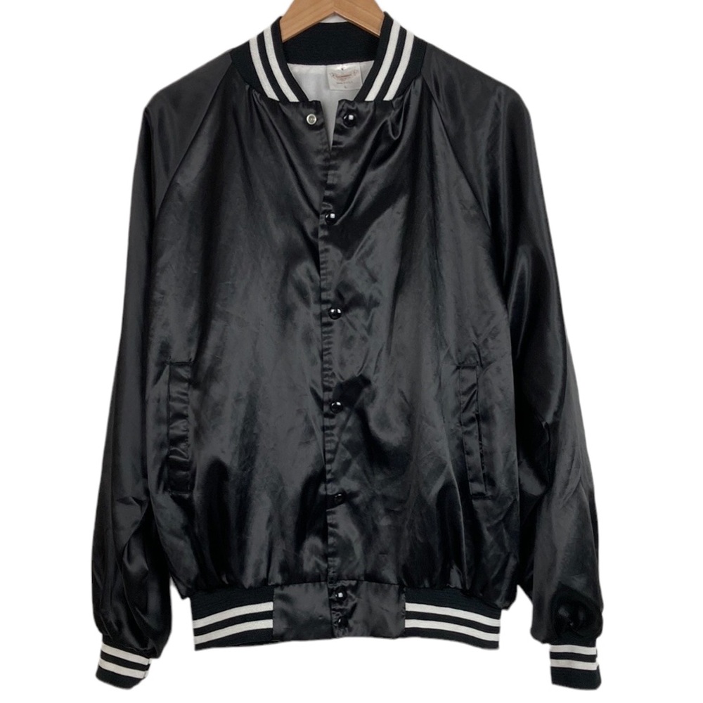 Classic Black Bomber Jacket